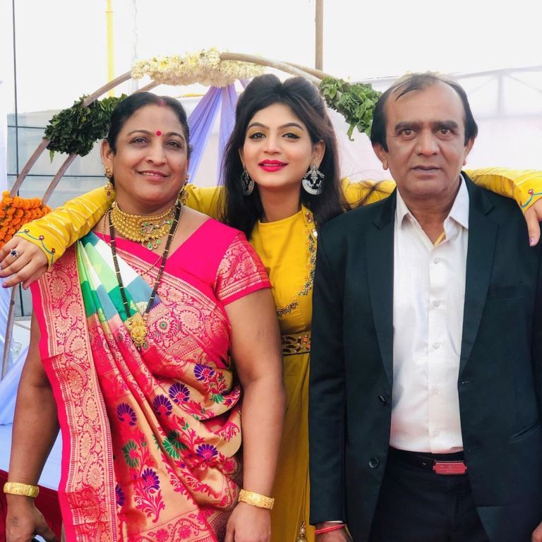 Twinkal Patel family