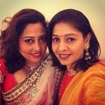 Sunidhi Chauhan with her sister Suneha Chauhan