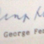 George Fernandes Signature