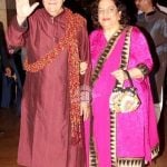 Uma Chopra with her husband Prem Chopra