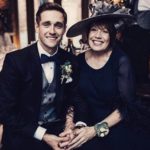 Chris Woakes with his mother Elaine Woakes