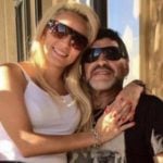 Diego Maradona with his ex-girlfriend Rocio Oliva