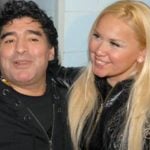 Diego Maradona with his ex-girlfriend Veronica Ojeda