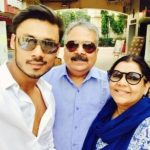 Harshvardhan Deo with his parents