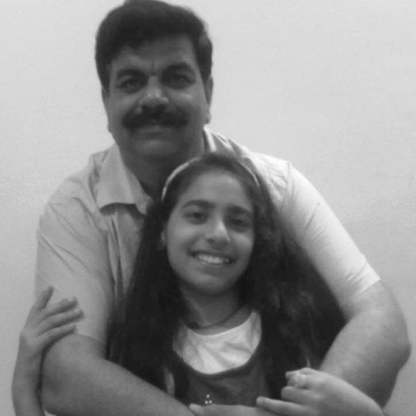 Karishma Arora With Her Father