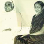 Meira Kumar with her father