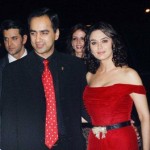 Preity Zinta with her elder brother Deepankar
