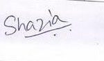 Shazia Ilmi's Signature