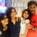 Smita Bansal with husband and daughters