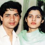 Suhaib Ilyasi with his wife Late Anju
