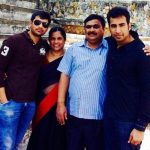 Sujeeth with his family