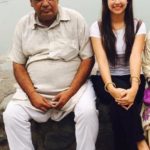 Sunanda Sharma with her father