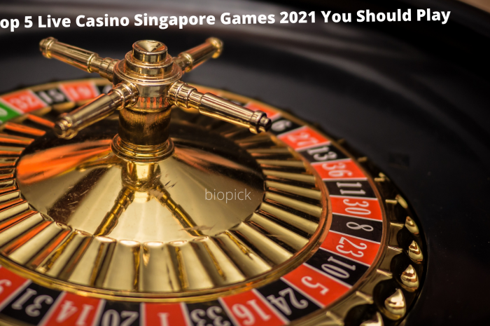 Top 5 Live Casino Singapore Games 2021 You Should Play