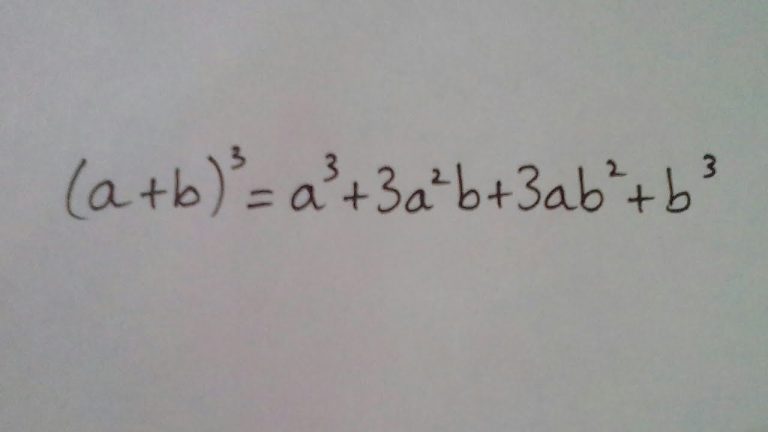 (a+b)^3 Formula: Solved Proof % » Biopick.in